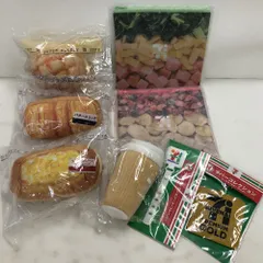 02w23309 Happyくじ セブン-イレブン 8点セット B賞ぬいぐるみチャーム/C賞パンポーチ/Ｇ賞スムージーポーチ/H賞/他 ※未開封品含む【中古品】