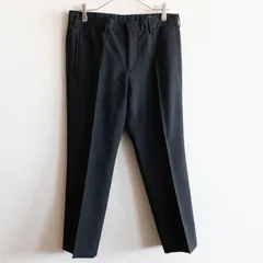 【最高級】 PRADA 【センタープレス スラックス】50R ブラック プラダ イタリア製 26030720のサムネイル