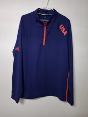 メンズ アディダス ゴルフ USA 長袖Tシャツ (ストレッチ加工 105)