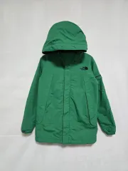 THE NORTH FACE ザノースフェイス グリーン キルティング ウィンドブレーカー ジャケット キッズ 140 0304