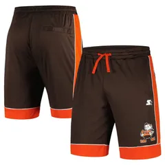 スターター メンズ ボトムス ハーフパンツ・ショーツ ヴィンテージ ショートパンツ Menstarter BrownOrange Cleveland Browns Vintage Fan Favoriのサムネイル