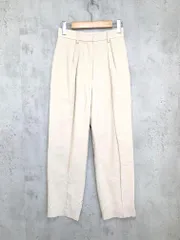 Mila Owen ミラオーウェン 09WFP221119 2タックSTデザインテーパード パンツ size0/ライトベージュ ■◇レディース
