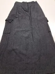 デニム カーゴ ロング スカート