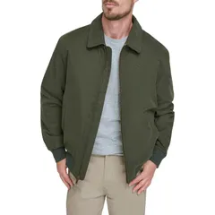 ドッカーズ メンズ アウター ジャケット・ブルゾン Mens Dockers MicroTwill Filled Golf Bomber Jacket Olive オリーブのサムネイル