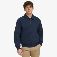 ドッカーズ メンズ アウター ジャケット・ブルゾン Mens Dockers MicroTwill Filled Golf Bomber Jacket Navy ネイビーのサムネイル