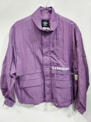 アンブロ パープル ウィンドブレーカー ジャケット 新品 (S L)