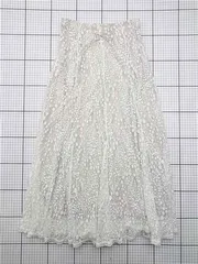 ◇ ⊂ ロペピクニック ROPE PICNIC レーススカート 38 ホワイト系 レディース E  【1603230000476】