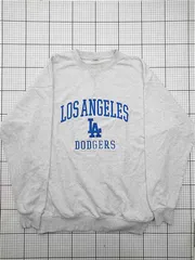 ◇ ⊇ MLB ロサンゼルス・ドジャース スウェットトレーナー グレー系 メンズ L E  【1603230000087】