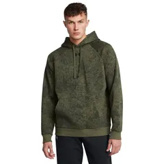 アンダーアーマー メンズ トップス Tシャツ フリース パーカー Mens Under Armourival Fleece Tech Camo Hoodie Marine Od Green グリーン
