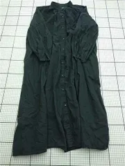 ◇ ⊇ サニーレーベル Sonny Label URBAN RESEARCH コットンロングシャツワンピース ブラック系 レディース E  【1603230000933】