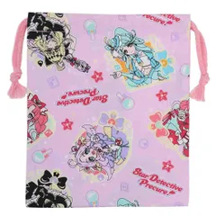 【メール便】名探偵プリキュア！ 巾着袋 巾着S マルヨシ 新学期準備雑貨 アニメキャラクター グッズ 