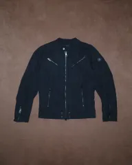 DIESEL マルチ ZIP バイカー ナイロン ジャケット