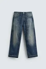 29 ザラ スタッズ装飾 ルーズフィット ジーン 新品