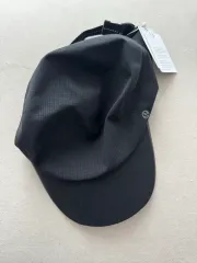 lululemon ランニング用 ハット 帽子 ベースボールキャップ 新品 ブラック