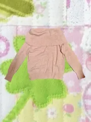 ヴィンテージ オフショルダー ニット ピンク 桃 華奢 桜 デートコーデ