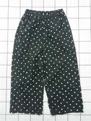 ◇ ⊂ サマンサモスモス Samansa Mos2 ドット柄ワイドパンツ ブラック系 レディース E  【1603230016507】
