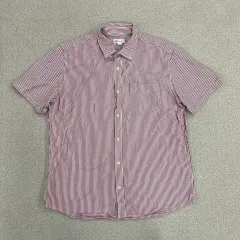 L ギャップ スタンダードフィット 半袖 シャツ シャツ 0225M1