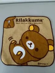 (日本正規品) リラックマ 顔 ハンカチ ハンドタオル タオル