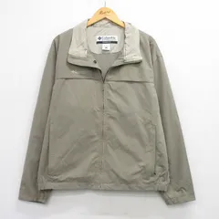 XL/古着 コロンビア 長袖 ジャケット メンズ 00年代 00s ワンポイントロゴ 大きいサイズ ベージュ系 26feb25