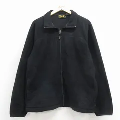 M/古着 ティンバーランド 長袖 フリース ジャケット メンズ 00年代 00s ワンポイントロゴ 黒 26feb26
