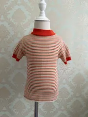 【Size 90】vintage ボーダー 半袖トップスのサムネイル