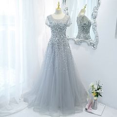 新品☆アドリアナパペル☆豪華ブルーグラデーション☆スパンコール刺繍 