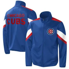 カール バンクス メンズ アウター ジャケット・ブルゾン Mens GIII Sports by Carl Banks Royal Chicago Cubs Earned Run FullZip Jaのサムネイル