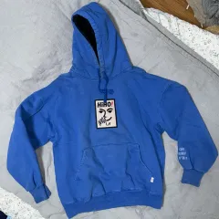 ハイホ バイ エースアウト HiHO by ACEOUT フードTシャツ 青 ブルー 服