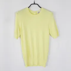 ZARA ザラ 뒷단추 半袖ニット S