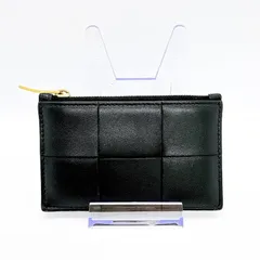 BOTTEGA VENETA  ボッテガヴェネタ イントレチャート カセット コインケース フラグメントケース レザー ブラック ボッテガベネタ