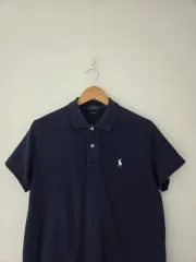 POLO RALPH LAUREN(ポロラルフローレン) ネイビー 半袖ポロシャツ (白ポニー サイズ95)