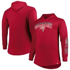 ファナティクス メンズ トップス Tシャツ トール パーカー Mens Fanatics Red Tampa Bay Buccaneers Big Tall Front Runner Pullover Hoodie Buc Red レッド
