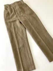 新品 MURUA ムルーア 012050700801 定価9240円 センタープレスストレートパンツ パンツ sizeS/茶  ◇■レディース