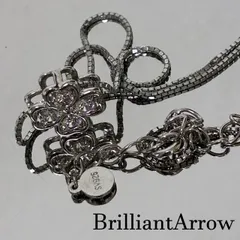 ブリリアントアロー　Brilliant Arrow 　Super CZ　クローバーネックレス SV925（米倉涼子さん贈呈ブランド）