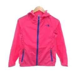 ザノースフェイス THE NORTH FACE マウンテンパーカー ナイロンジャケット 140 ピンク 長袖 ジップアップ ロゴ /NU ■GY11