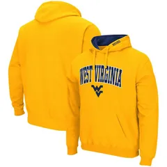 コロシアム メンズ トップス Tシャツ ロゴ パーカー Mens Colosseum Gold West Virginia Mountaineers Arch Logo 30 Pullover Hoodie Wvu Gold ゴールド