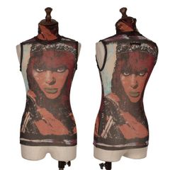 PRADA 17FW Poster Girl Printed Mini Dres - メルカリ