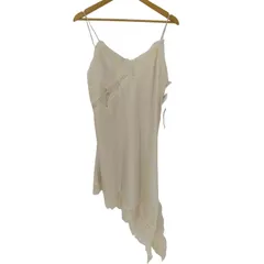 ザラ ZARA ZW COLLECTION アシンメトリーレースワンピース レディース JPN：L 