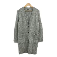 Drawer(ドゥロワー) カーディガン サイズ2 M レディース美品  - ライトグレー 長袖/ロング丈