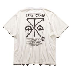 ROARK | ロアーク | 新品 正規 送料無料 |  "SAFECAMP" WELL WORN TEE | WHITE | ホワイト | サーフィン | スノーボード | スケートボード | 旅 | トラベル | モーターサイクル | Tシャツ