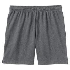ランズエンド メンズ ボトムス ハーフパンツ・ショーツ ショートパンツ ニット ジャージー Mens Lands End Jersey Knit Shorts Charcoal Heather チャコのサムネイル