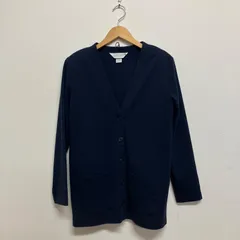 LANDS’END カーディガン S スウェット 無地 ランズエンド