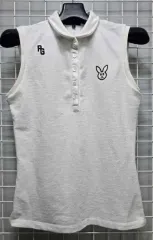 パーリーゲイツ レディース ゴルフウェア ノースリーブ ポロTシャツ