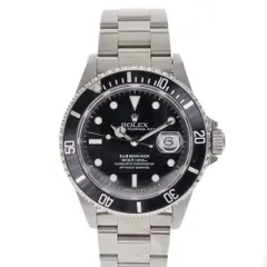 【中古】ROLEX ロレックス 16610 サブマリーナデイト 自動巻き メンズ 腕時計 ブラックのサムネイル