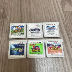 【229138】NINTENDO ニンテンドー  3DS　ソフトのみ6本セット　マリソニ・ポケダン・ドラクエモンスターズ等　現状品