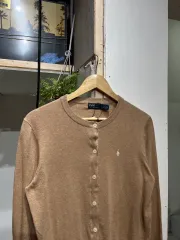 ポロ ラルフローレン 新モデル ベージュ カーディガン