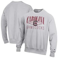 チャンピオン メンズ トップス Tシャツ スウェット フリース Mens Champion Gray South Carolina Gamecocks Reverse Weave Fleece Sweatshirt Scr Grey グレー