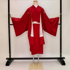 袋帯】刺繍 抹茶色 六通柄袋帯 色無地 訪問着 付け下げ 中古 礼装 正絹