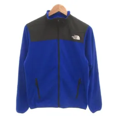 ザノースフェイス THE NORTH FACE Mountain Versa Micro Jacket フリースジャケット ブルゾン ロゴプリント M 青 ブルー 黒 ブラック NL71904 /FF ■GY11