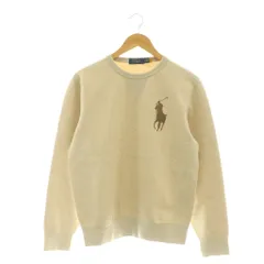 ポロ ラルフローレン POLO RALPH LAUREN スウェット トレーナー プルオーバー 長袖 ビッグポニー S ベージュ /HK ■GY18